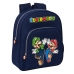 Schoolrugzak Super Mario Marineblauw 28 x 34 x 10 cm