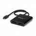 Adaptador USB C a DisplayPort Startech MSTCDP122DP Negro