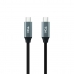 Kabel USB C NANOCABLE 10.01.4301-L150 1,5 m Černý 4K Ultra HD