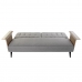 Sofá-cama DKD Home Decor Castanho Cinzento Metal Urbana 203 x 87 x 81 cm