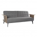 Sofabed DKD Home Decor Brown Grey Metal Urban 203 x 87 x 81 cm