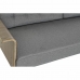 Sofá-cama DKD Home Decor Castanho Cinzento Metal Urbana 203 x 87 x 81 cm