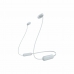 Auriculares Bluetooth Sony WIC100W.CE7 Blanco