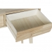 Console DKD Home Decor Naturel Bois d'hévéa Bois MDF 80 x 30 x 74 cm