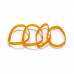 Elastic bands Broad Yellow (12 Units)