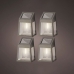 Wandlamp Lumineo 898174 Zon LED Licht 4 Stuks 5 Lm