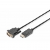 Kabel DisplayPort Digitus AK-340306-020-S Černý 2 m