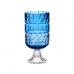 Váza Vyřezávaný Modrý Sklo 13 x 26,5 x 13 cm (6 kusů)