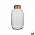 Vase Grau Gold Glas 14,5 x 29,5 x 14,5 cm (6 Stück)