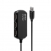 USB Hub LINDY 42781 Svart