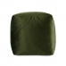 Puff Veludo Verde 30 x 30 x 30 cm (4 Unidades)