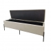 Banquette DKD Home Decor Noir Crème Métal 140 x 40 x 45 cm