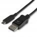 Adaptor USB C la DisplayPort Startech CDP2DP141MB          Negru 1 m