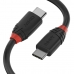 Cablu USB C LINDY 36907 1,5 m Negru