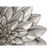 Dekorativ figur Mandala Sølvfarvet 29 x 39 x 10 cm (4 enheder)