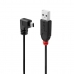 Cablu USB 2.0 A la Mini USB B LINDY 31971 1 m Negru