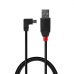 USB 2.0 A - Mini USB B kaapeli LINDY 31970 50 cm Musta