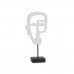 Figura Decorativa Face Branco 19,5 x 38 x 10,5 cm (4 Unidades)