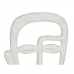 Figura Decorativa Face Branco 19,5 x 38 x 10,5 cm (4 Unidades)