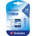 SD Geheugenkaart Verbatim PREMIUM SDHC C10/U1 16 GB