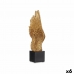 Figura Decorativa Asas Preto Dourado 8 x 33,5 x 13 cm (6 Unidades)