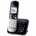 Telefone sem fios Panasonic KX-TG6821FRB Preto Cinzento