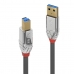 Кабел USB A към USB B LINDY 36664 5 m Черен Сив Антрацит