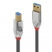 Kabel USB A na USB B LINDY 36664 5 m Černý Šedý Antracit