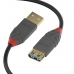 USB kabel LINDY 36760 50 cm Černý