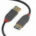 USB kábel LINDY 36760 50 cm Čierna