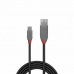 USB Cable LINDY 36734 Черен 3 m (1 броя)