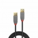 USB kábel LINDY 36760 50 cm Čierna