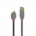 USB kabel LINDY 36768 Černý 3 m