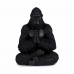 Koristehahmo Gorilla Yoga Musta 16 x 28 x 22 cm (4 osaa)