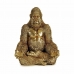 Decoratieve figuren Gorilla Yoga Gouden 19 x 26,5 x 22 cm (4 Stuks)