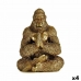 Figură Decorativă Yoga Gorilă Auriu* 16 x 27,5 x 22 cm (4 Unități)