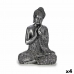 Okrasna Figura Buda Sede Srebrna 22 x 33 x 18 cm (4 kosov)