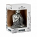 Figura Decorativa Buda Sentado Prateado 22 x 33 x 18 cm (4 Unidades)