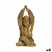 Decoratieve figuren Yoga Gorilla Gouden 17 x 36 x 19,5 cm (4 Stuks)