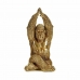 Decoratieve figuren Yoga Gorilla Gouden 17 x 36 x 19,5 cm (4 Stuks)