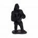 Okrasna Figura Gorila Saksofon Črna 15 x 38,8 x 22 cm (3 kosov)