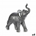 Figură Decorativă Elefant Argintiu 27,5 x 27 x 11 cm (4 Unități)