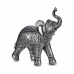 Figură Decorativă Elefant Argintiu 27,5 x 27 x 11 cm (4 Unități)