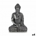 Dekoratív Figura Buddha Ülés Ezüst színű 17 x 32,5 x 22 cm (4 egység)