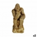 Dekorativ Figur Gorilla Gyllen 20,5 x 47 x 23,5 cm (2 enheter)