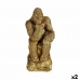 Figură Decorativă Gorilă Auriu* 20,5 x 47 x 23,5 cm (2 Unități)
