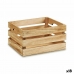 Decorative box Brown Wood 31 x 16 x 21 cm (18 Units)