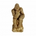 Decorative Figure Gorilla Golden 20,5 x 47 x 23,5 cm (2 Units)