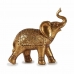 Figură Decorativă Elefant Auriu* 27,5 x 27 x 11 cm (4 Unități)