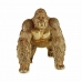 Dekoratiivkuju Gorilla Kuldne 20 x 27,5 x 34 cm (2 Ühikut)